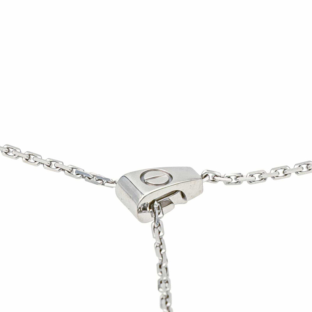 Cartier Love Negligee Náhrdelník z Bílého Zlata s Diamantem