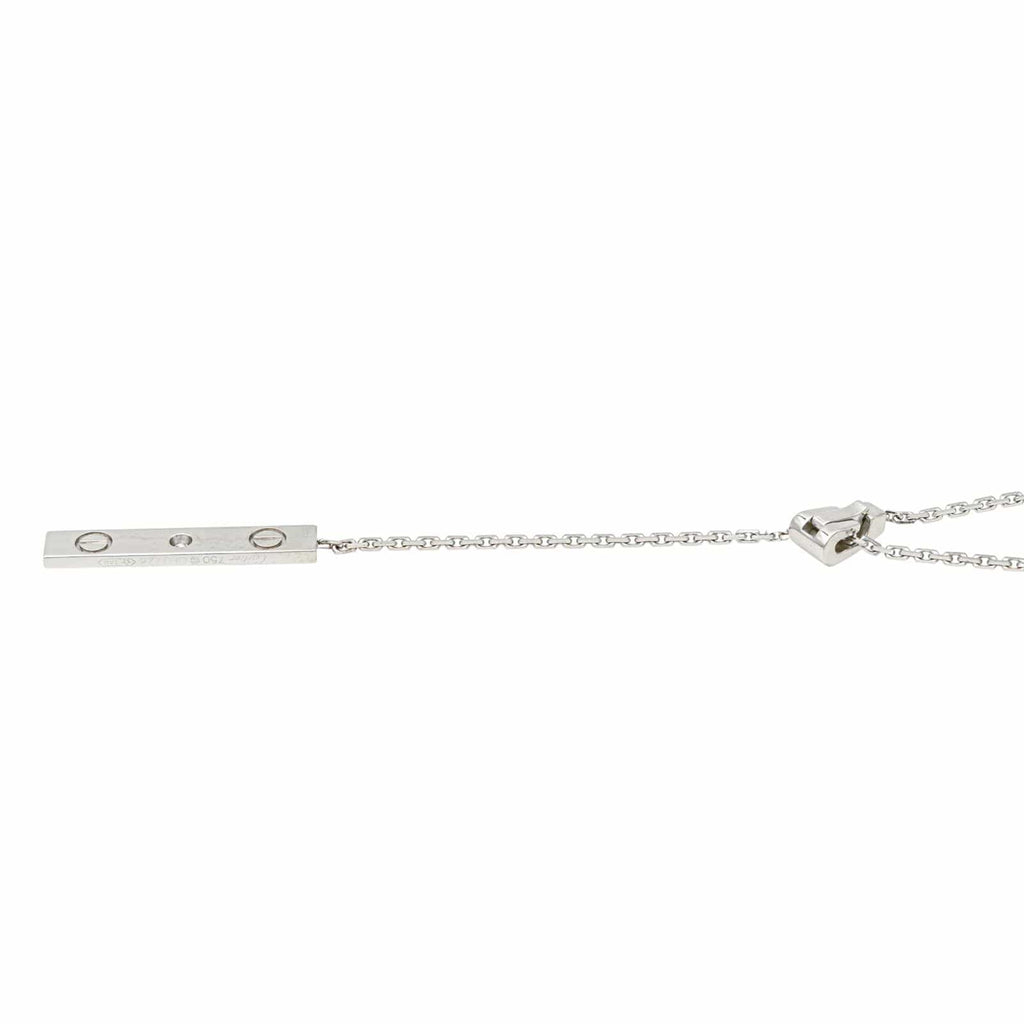 Cartier Love Negligee Náhrdelník z Bílého Zlata s Diamantem