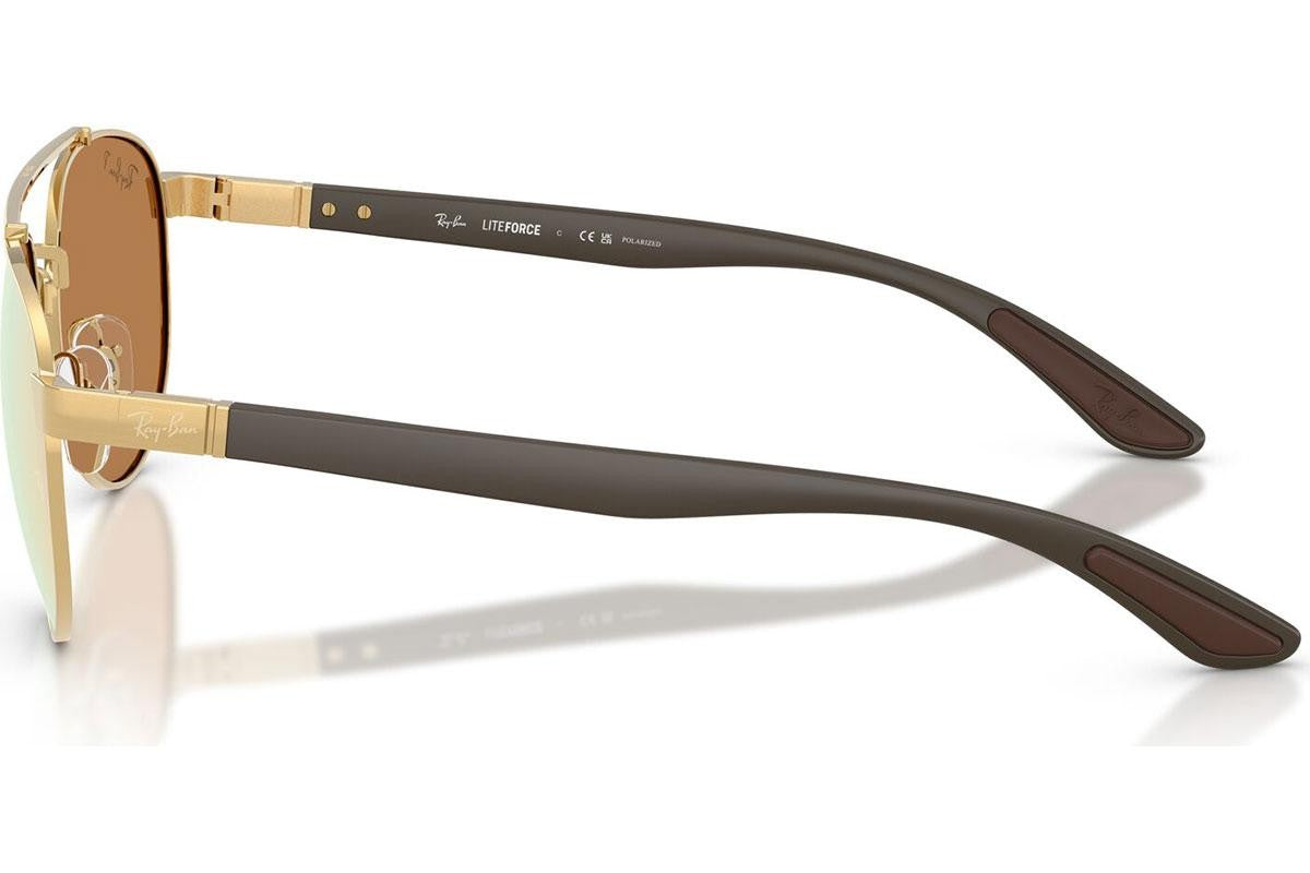 Ray-Ban RB3736CH 001/I0 Polarized Sluneční Brýle Zlatá Růžová