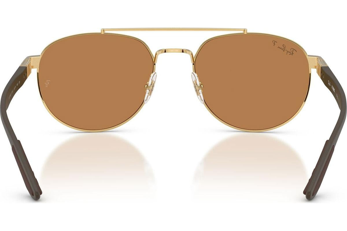Ray-Ban RB3736CH 001/I0 Polarized Sluneční Brýle Zlatá Růžová