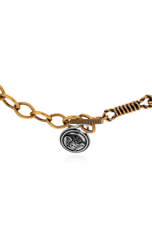 Versace Zlatý Mosazný Náhrdelník