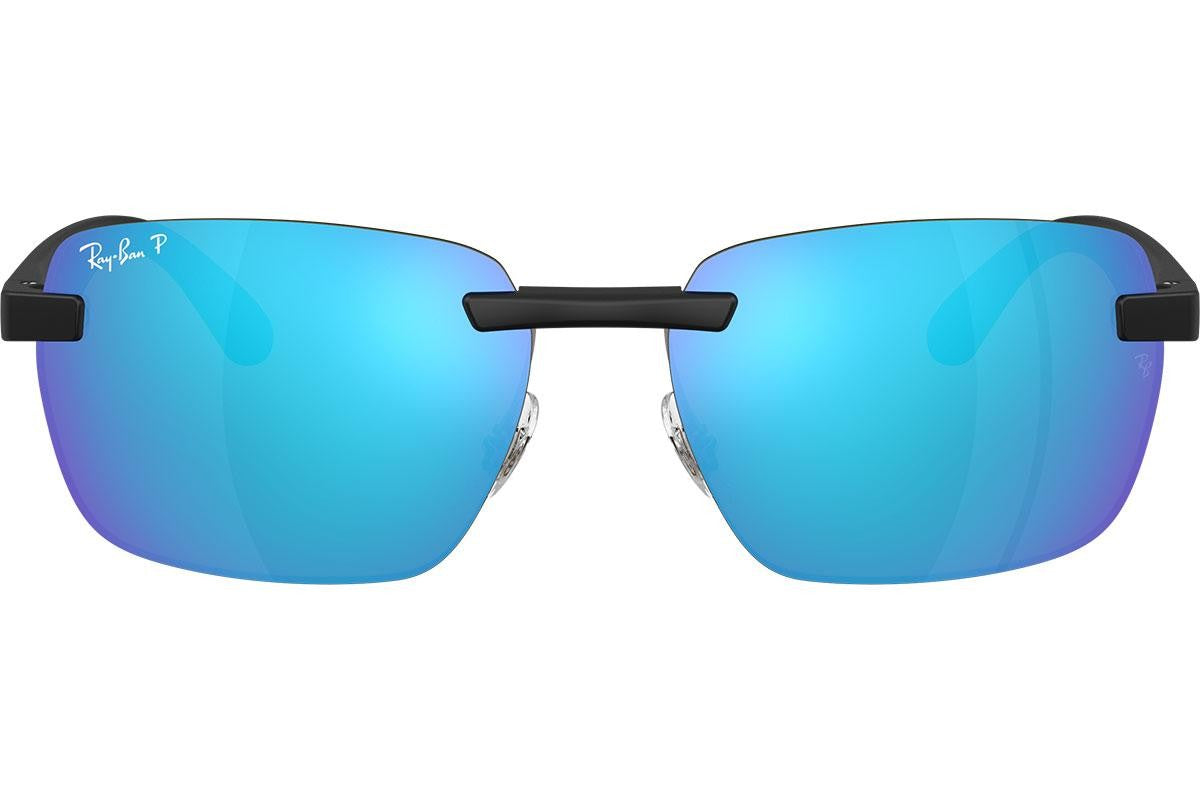 Ray-Ban RB4470CH 601SA1 Polarized Sluneční Brýle Černé Modrá
