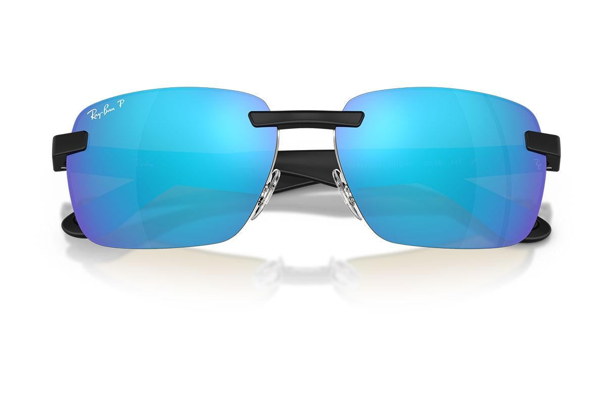 Ray-Ban RB4470CH 601SA1 Polarized Sluneční Brýle Černé Modrá