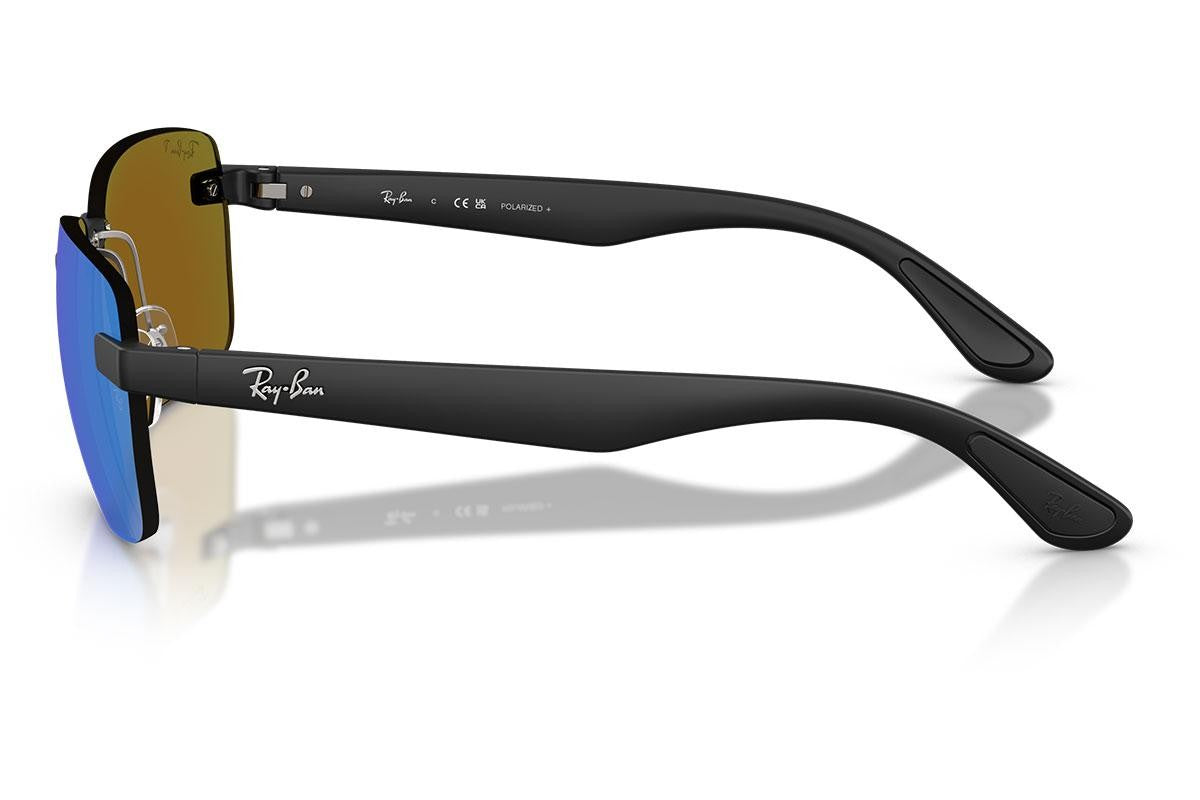 Ray-Ban RB4470CH 601SA1 Polarized Sluneční Brýle Černé Modrá