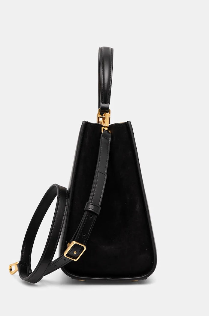 Tory Burch Eleanor Kožená Kabelka Černá