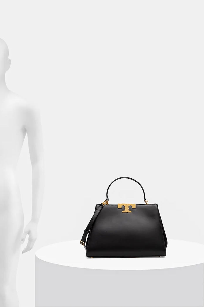 Tory Burch Eleanor Kožená Kabelka Černá