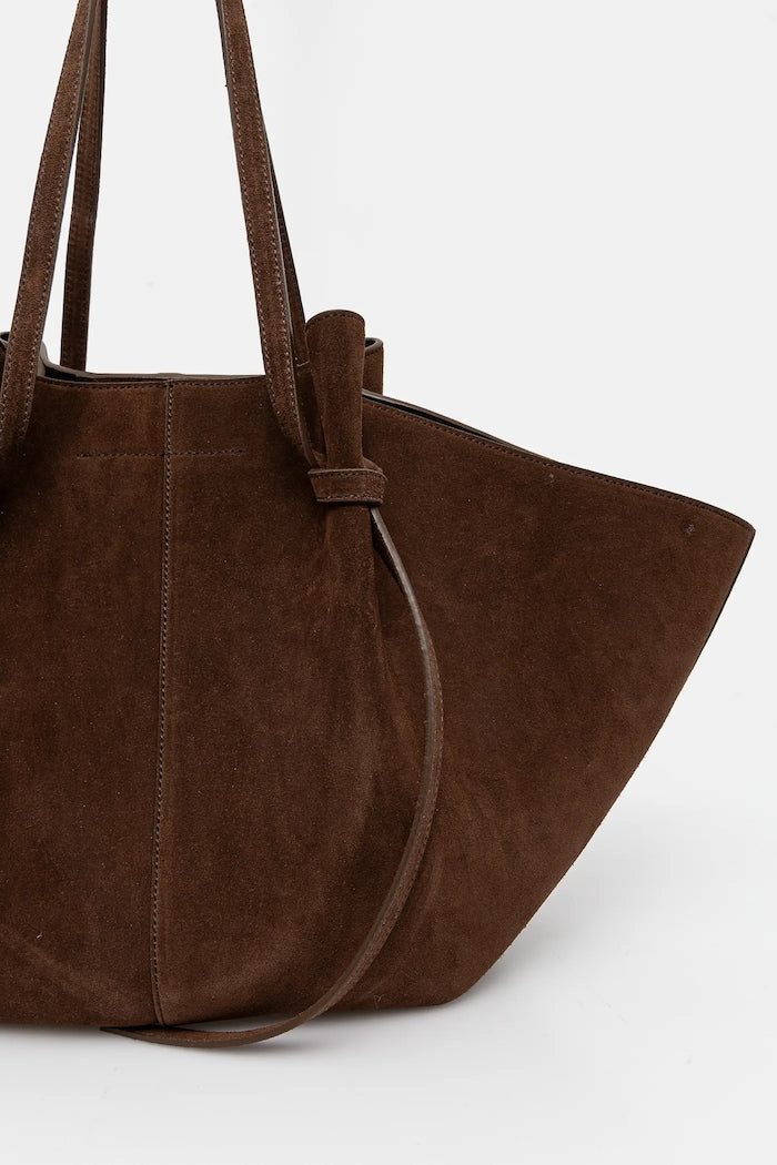 Yuzefi Large Mochi Shopper Kožená Kabelka Hnědá YUZAW23-HB-LM-S004