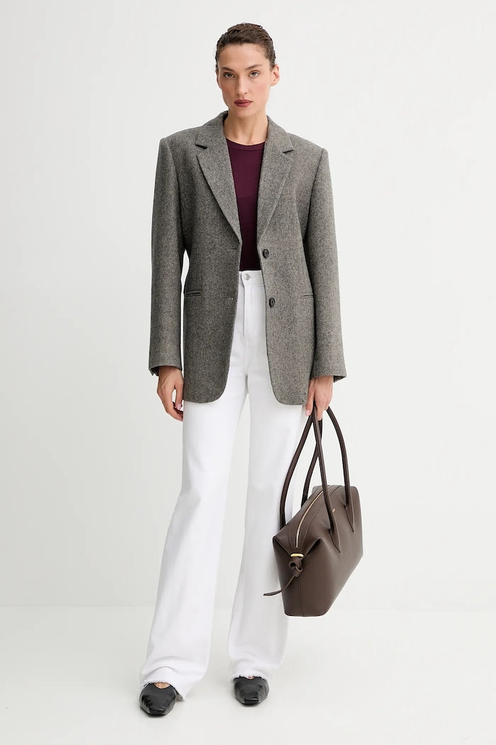 Yuzefi Brioche Duffle Kožená Shopper Kabelka Hnědá YUZPF25-HB-BD-L038