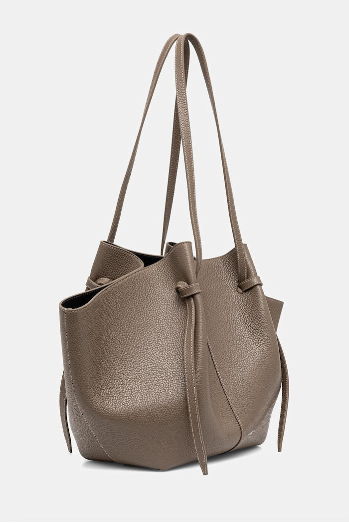 Yuzefi Large Mochi Shopper Kožená Kabelka Béžová YUZSS25-HB-LM-L052