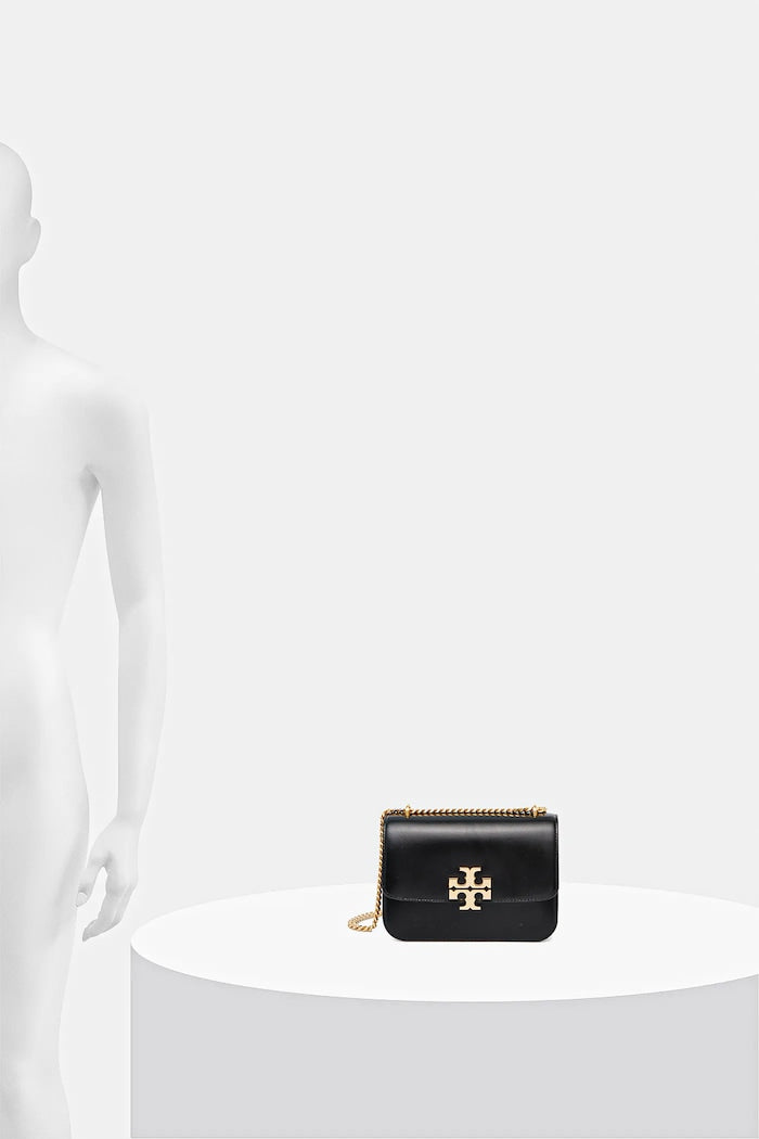 Tory Burch Eleanor Kožená Crossbody Kabelka Černá