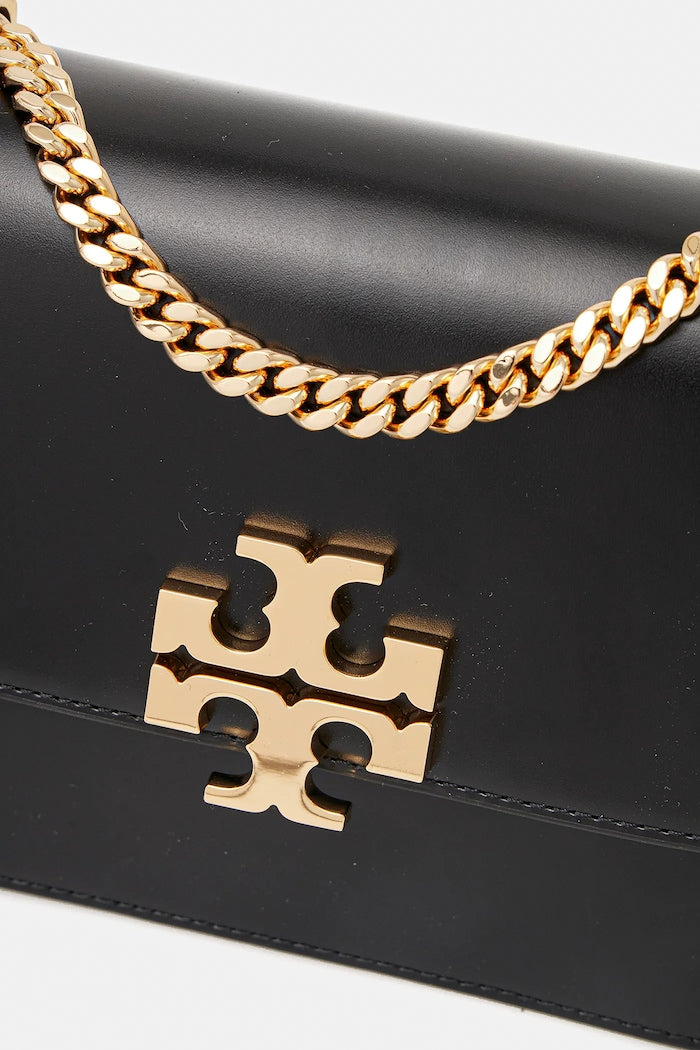 Tory Burch Eleanor Kožená Crossbody Kabelka Černá