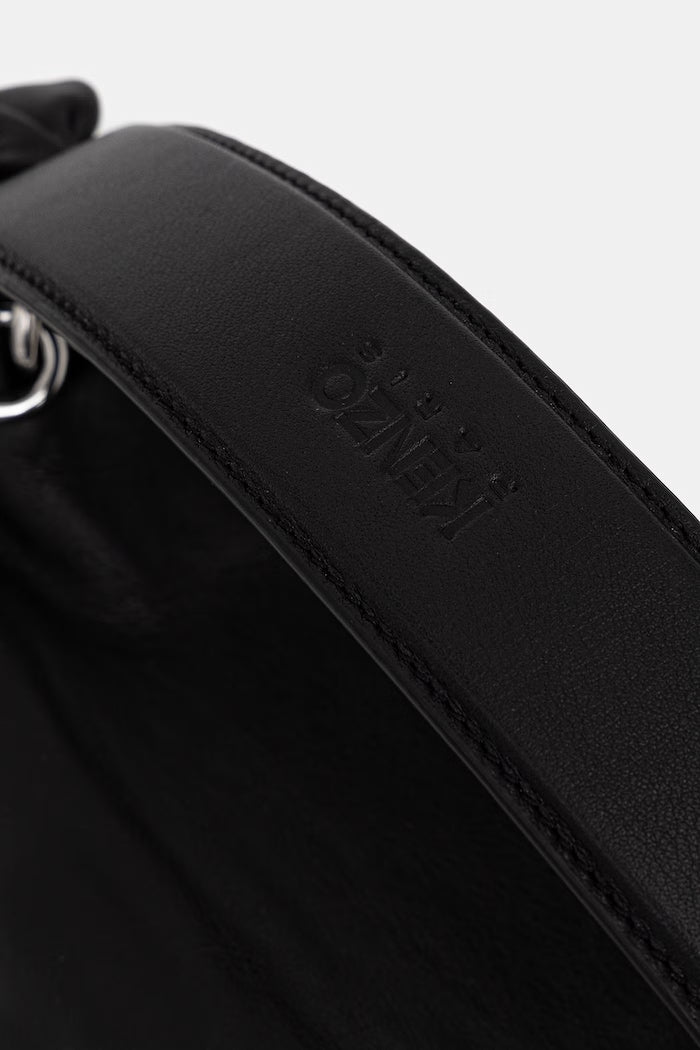 Kenzo Crossbody Kožená Kabelka Černá FE62SA818L01