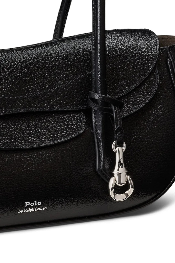 Polo Ralph Lauren Tote Kožená Dámská Kabelka Černá 428P11034