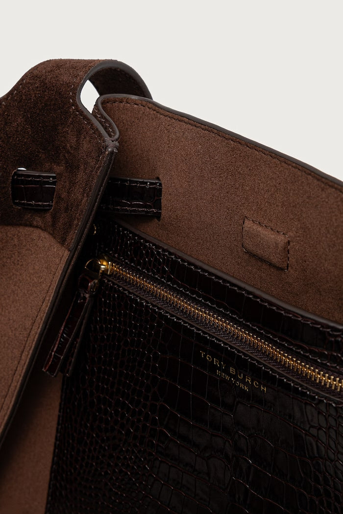 Tory Burch Romy Tote Dámská Semišová Kabelka Hnědá 186348