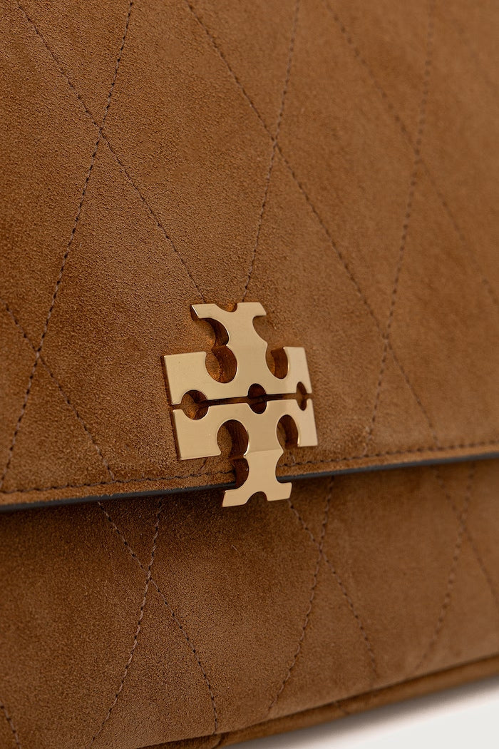 Tory Burch Charlie Crossbody Semišová Kabelka Hnědá 183357