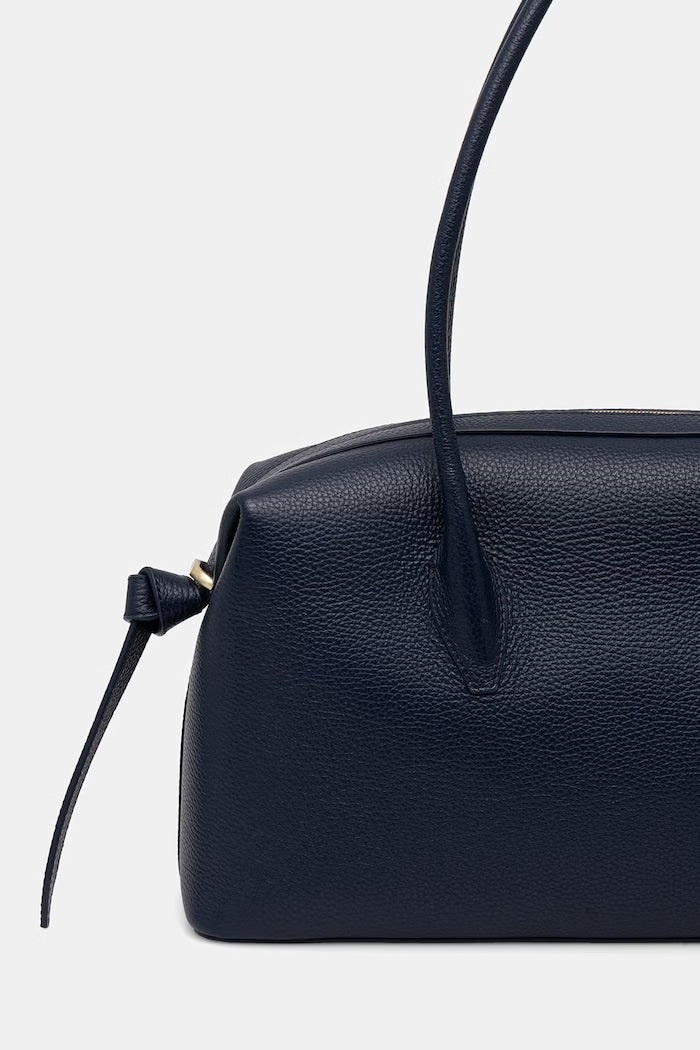 Yuzefi Brioche Duffle Shopper Kožená Kabelka Námořnická Modř YUZSS26-HB-BD-L063