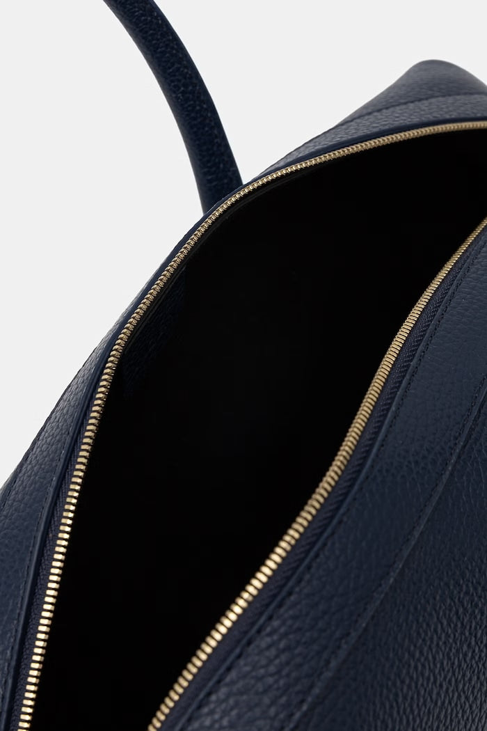 Yuzefi Brioche Duffle Shopper Kožená Kabelka Námořnická Modř YUZSS26-HB-BD-L063