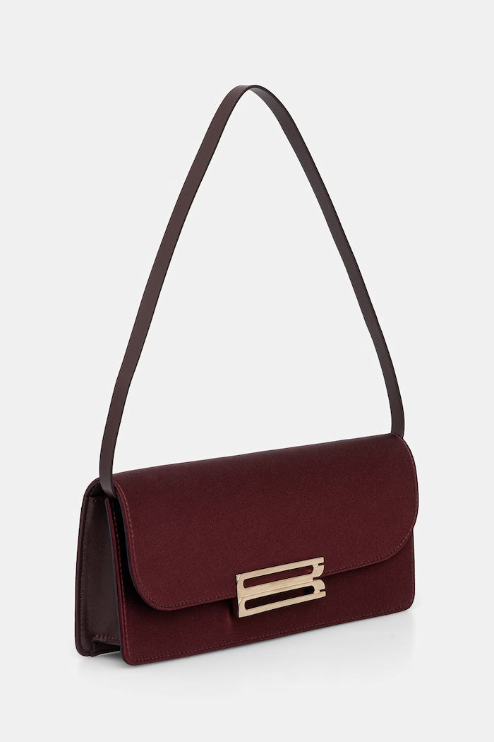 Victoria Beckham Dorian Dámské Psaníčko Burgundské B326AAC007572A