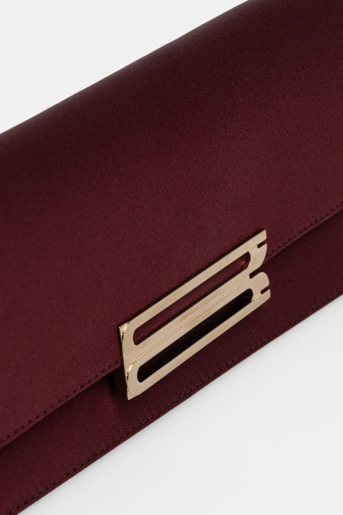 Victoria Beckham Dorian Dámské Psaníčko Burgundské B326AAC007572A