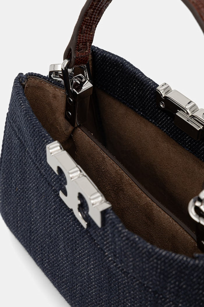 Tory Burch Eleanor Crossbody Džínová Kabelka Námořnická Modř 182874