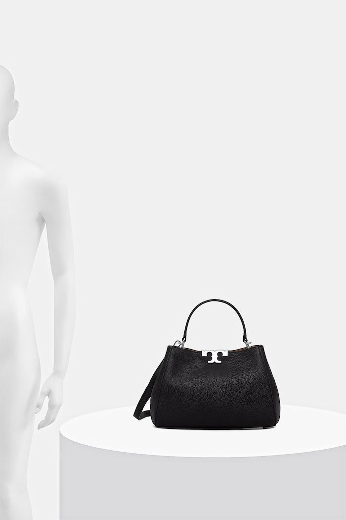 Tory Burch Eleanor Crossbody Kožená Kabelka Černá