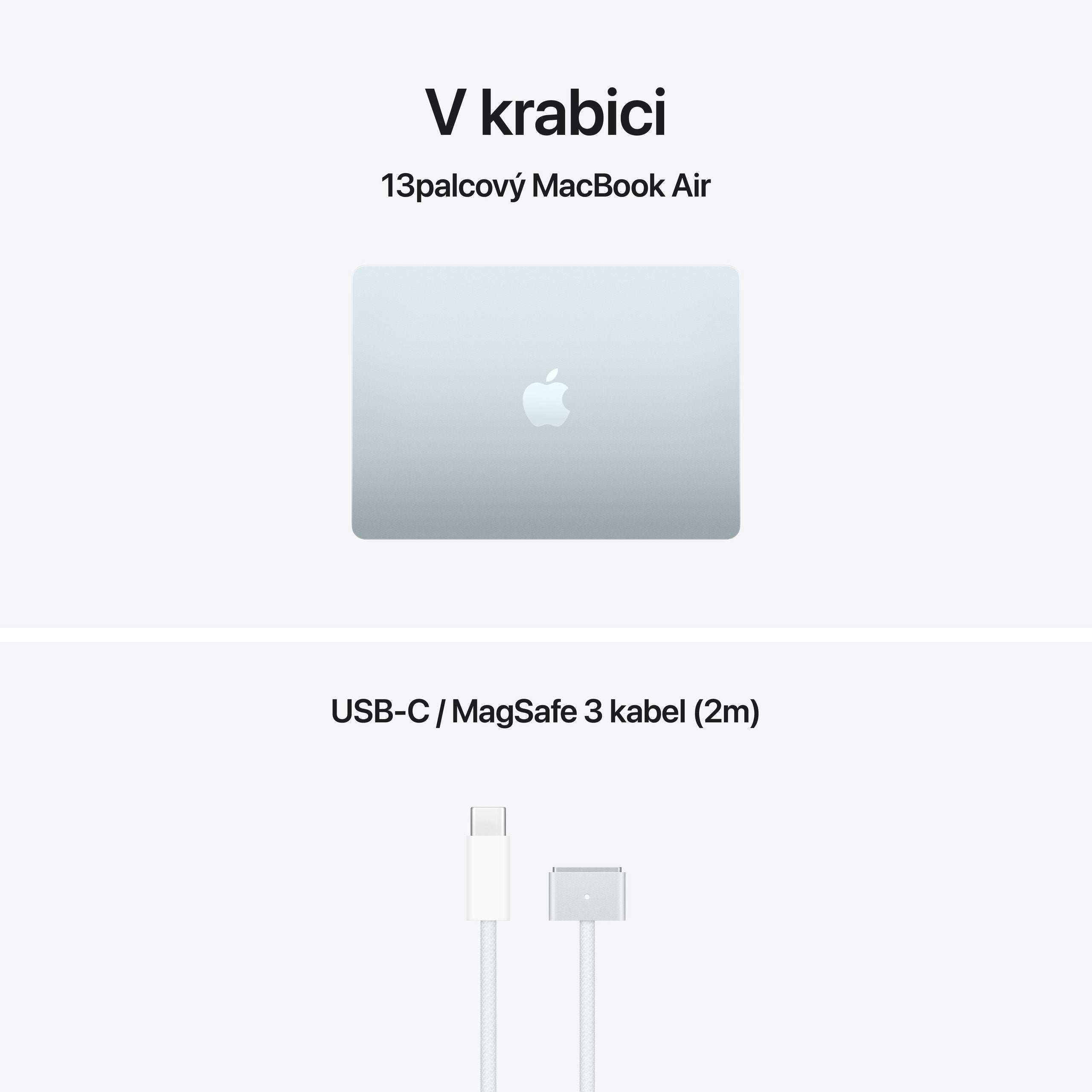 Apple MacBook Air 13" M5 2026 Blankytně Modrý