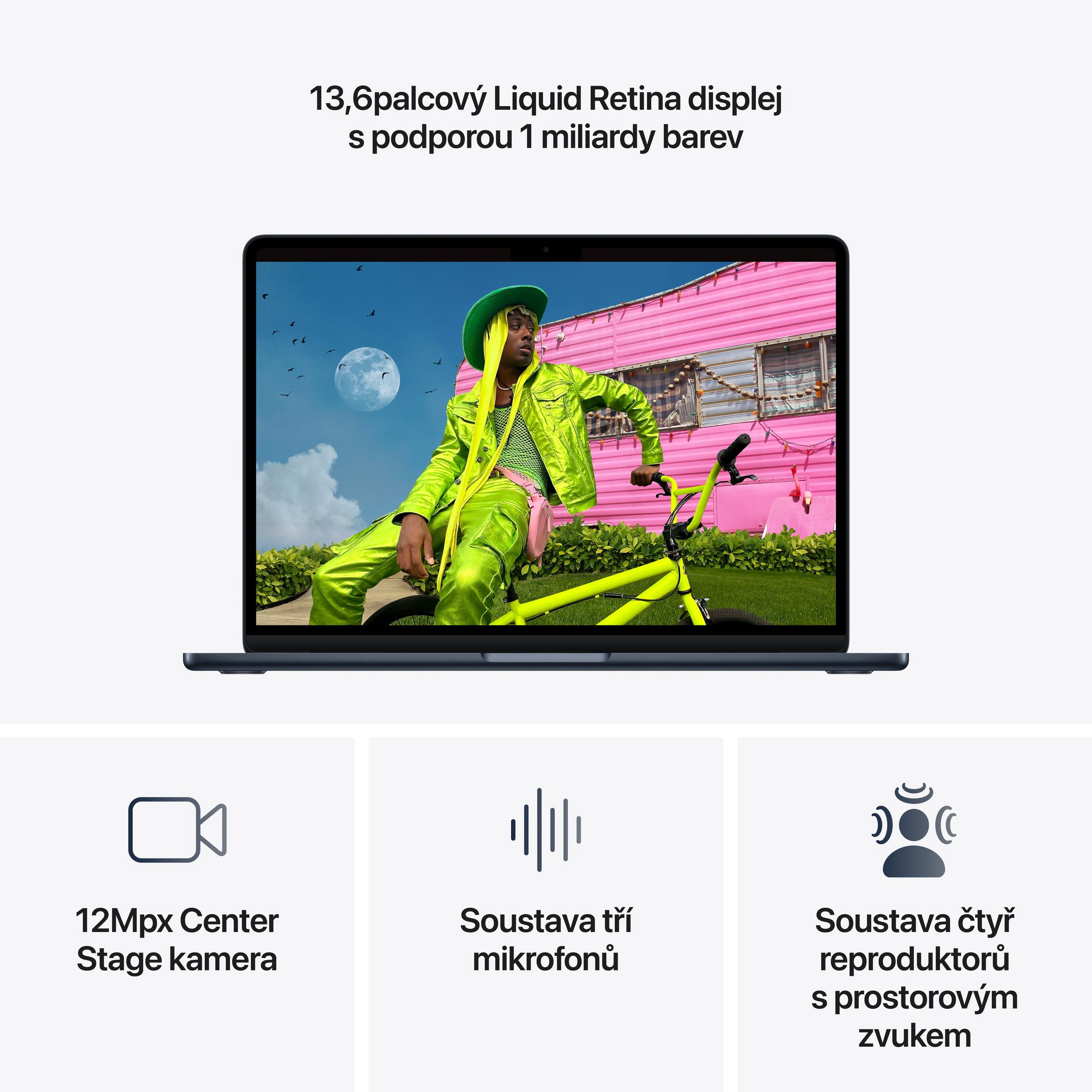 Apple MacBook Air 13" M5 2026 Temně Inkoustový