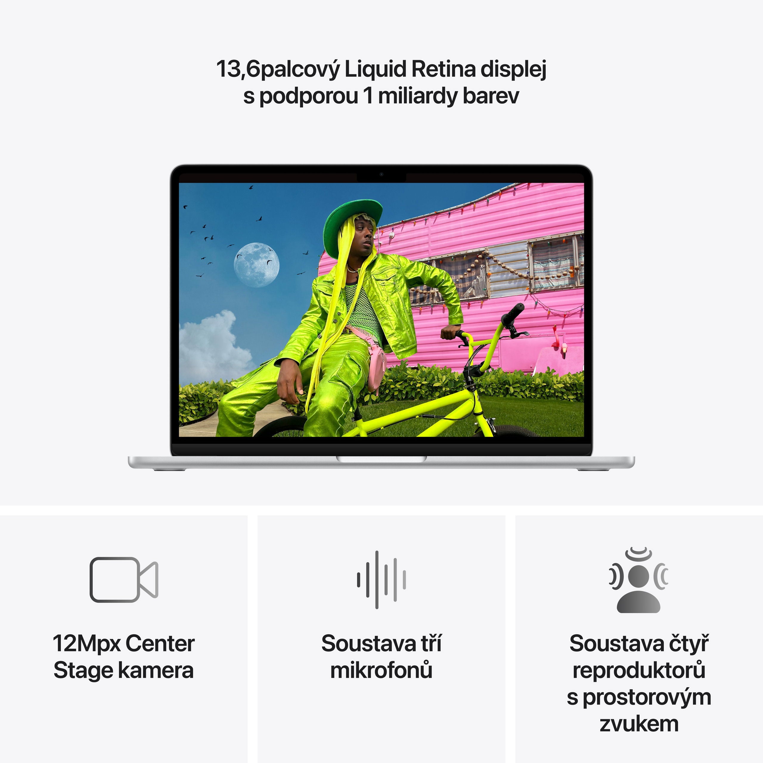 Apple MacBook Air 13" M5 2026 Stříbrná
