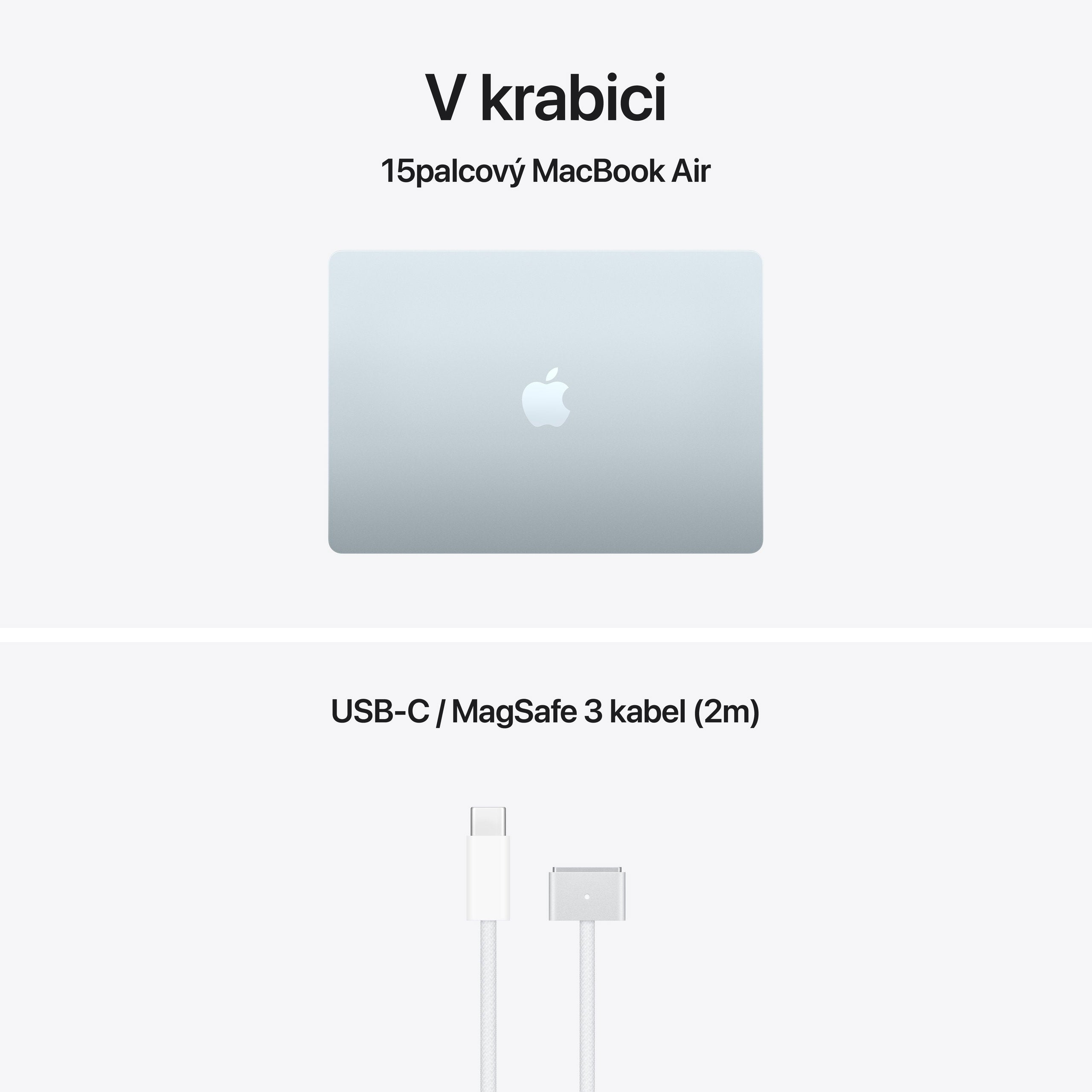 Apple MacBook Air 15" M5 2026 Blankytně Modrý