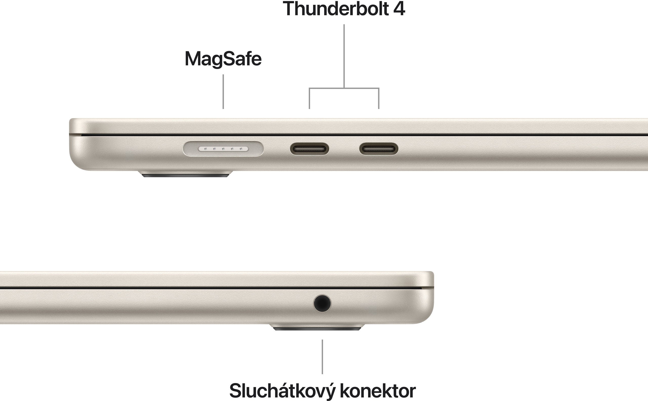 Apple MacBook Air 15" M5 2026 Hvězdně Bílý