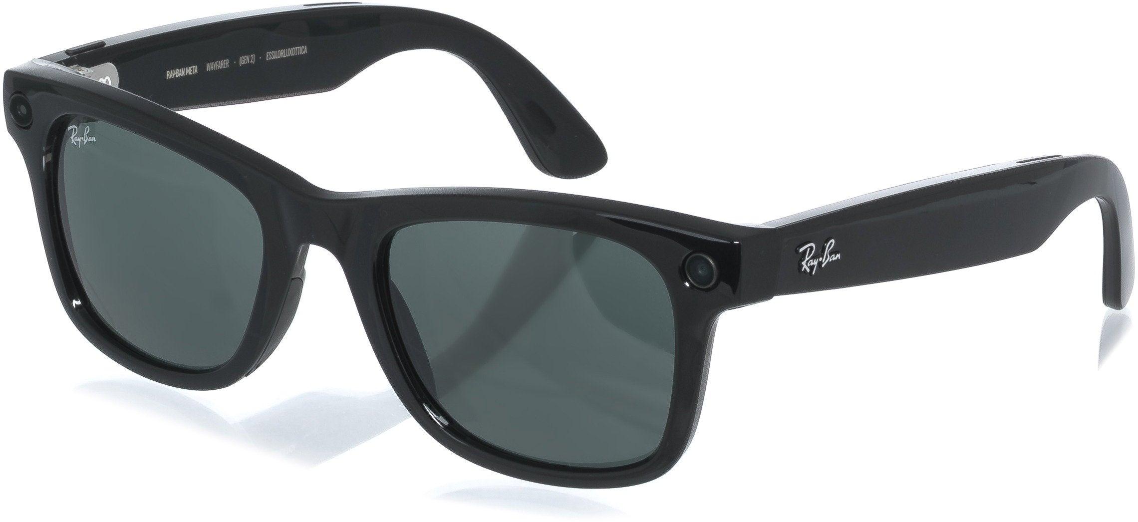 Meta Wayfarer Chytré Brýle Gen 2 Lesklá Černá Zelená 0RW4012 601/7153
