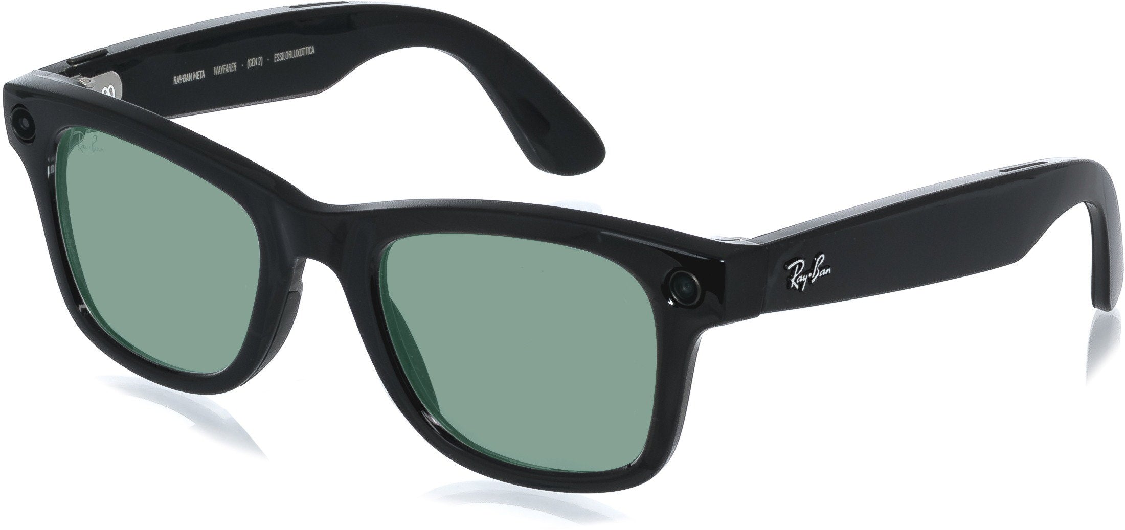 Meta Wayfarer Chytré Brýle Gen 2 Lesklá Černá Zelená 0RW4012 601/1M50