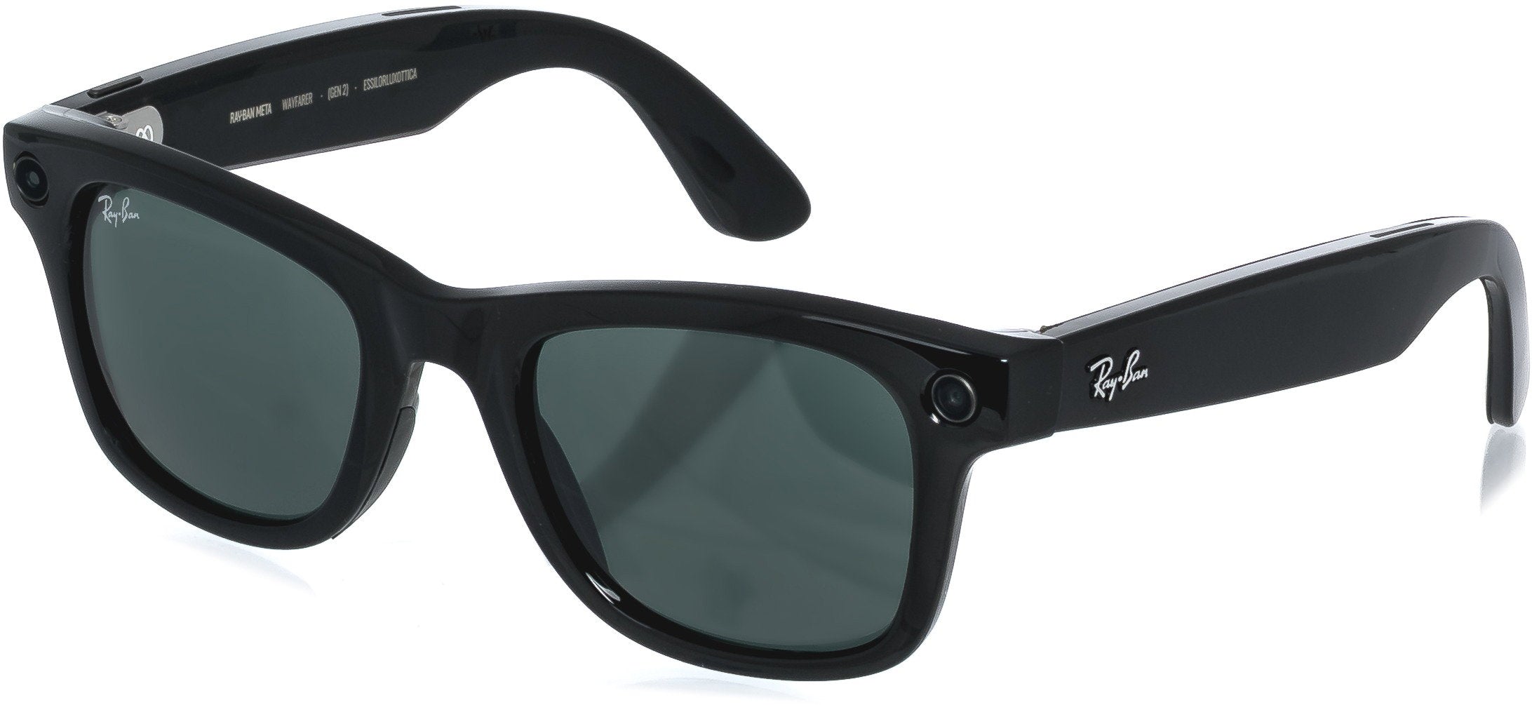 Meta Wayfarer Chytré Brýle Gen 2 Lesklá Černá Zelená 0RW4012 601/7150
