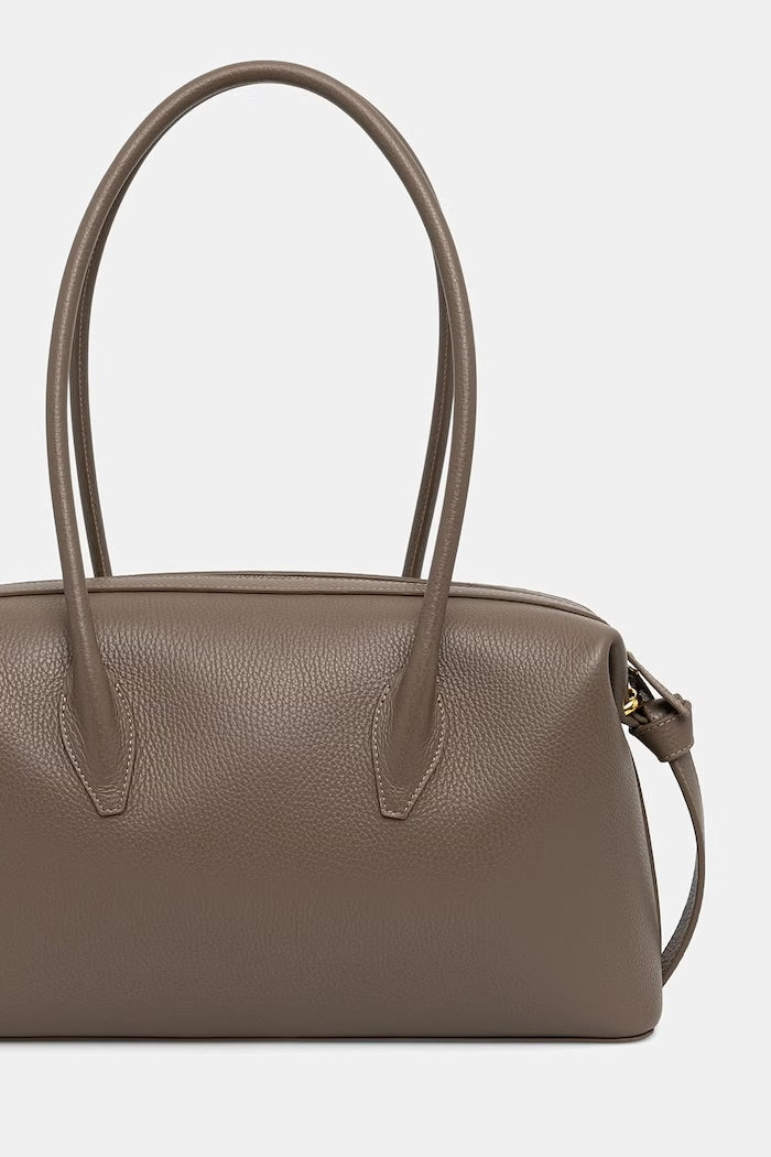 Yuzefi Brioche Duffle Shopper Kožená Kabelka Béžová YUZPF25-HB-BD-L052