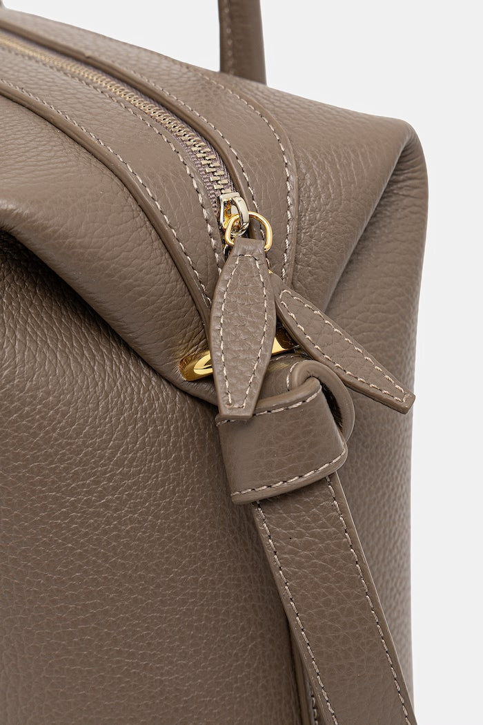 Yuzefi Brioche Duffle Shopper Kožená Kabelka Béžová YUZPF25-HB-BD-L052