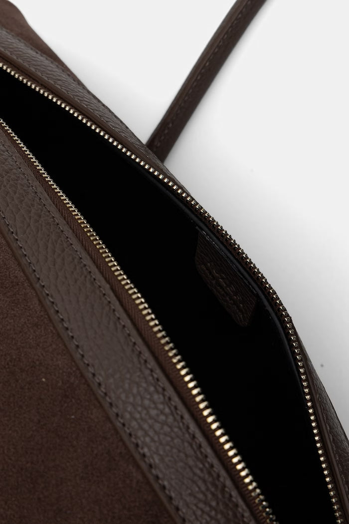 Yuzefi Brioche Duffle Semišová Shopper Kabelka Hnědá YUZRS26-HB-BD-S026