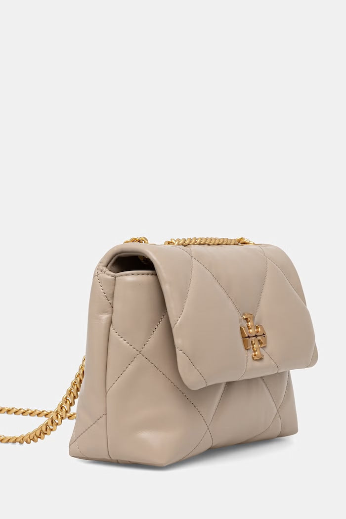 Tory Burch Kira Kožená Crossbody Kabelka Béžová 154706