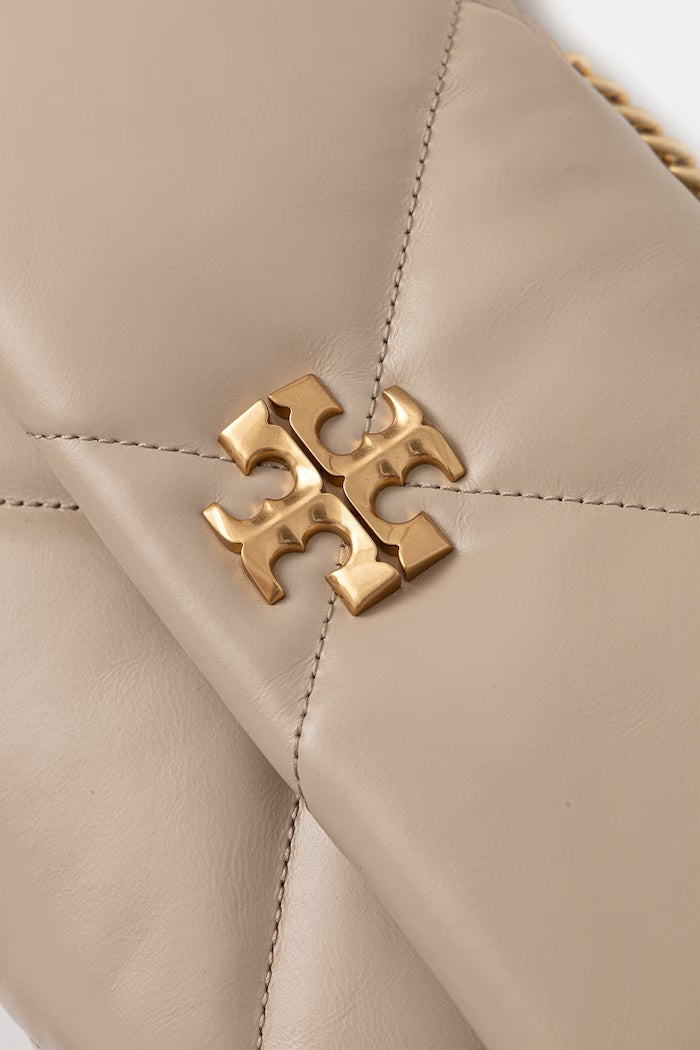 Tory Burch Kira Kožená Crossbody Kabelka Béžová 154706