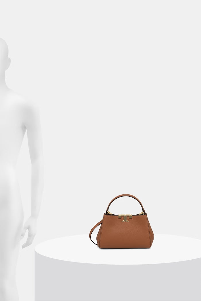 Tory Burch Eleanor Shopper Kožená Kabelka Hnědá 171235