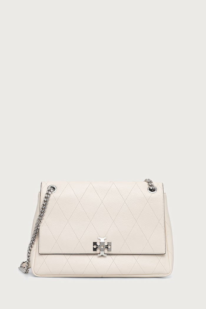 Tory Burch Charlie Crossbody Kožená Kabelka Béžová 185828