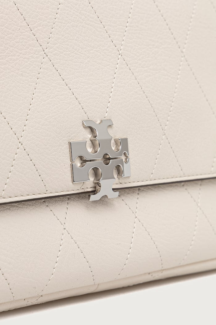 Tory Burch Charlie Crossbody Kožená Kabelka Béžová 185828