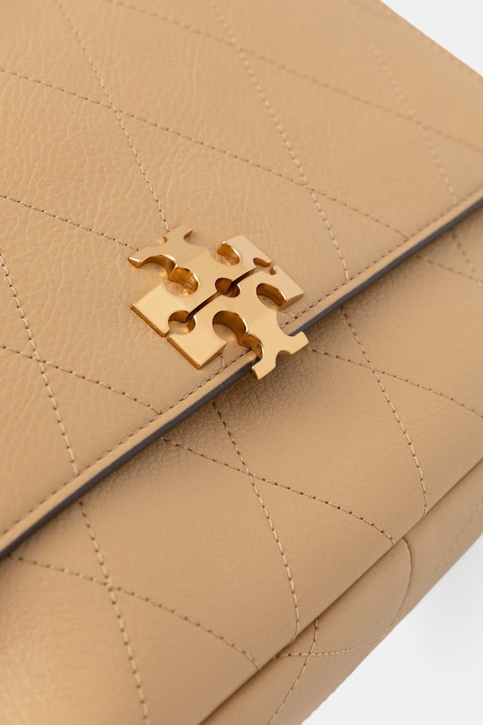 Tory Burch Charlie Crossbody Kožená Kabelka Béžová 185828