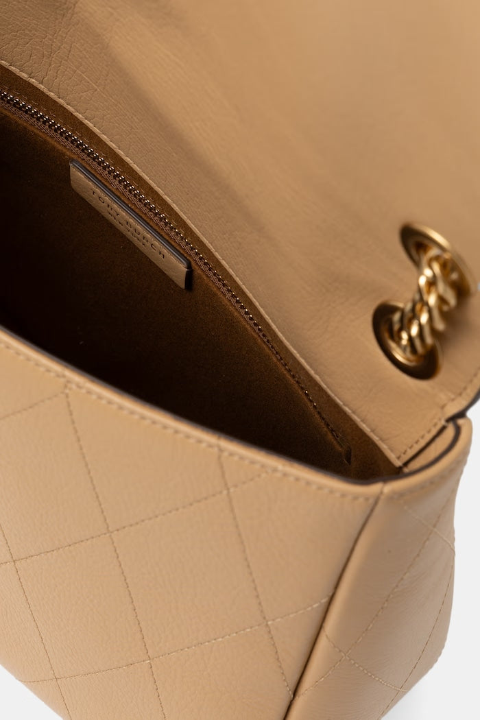 Tory Burch Charlie Crossbody Kožená Kabelka Béžová 185828
