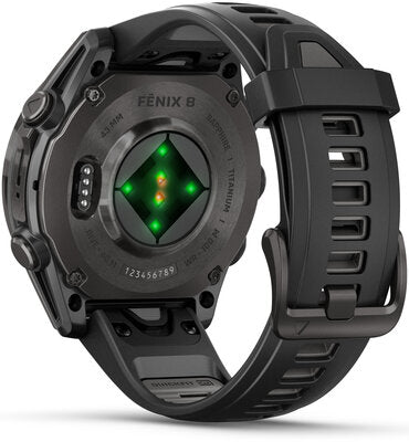 Fenix 8 AMOLED 43 mm Safírové Carbon Gray DLC Titanium Pánské Hodinky