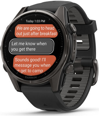 Fenix 8 AMOLED 43 mm Safírové Carbon Gray DLC Titanium Pánské Hodinky
