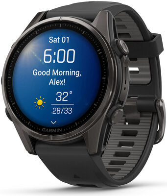 Fenix 8 AMOLED 43 mm Safírové Carbon Gray DLC Titanium Pánské Hodinky