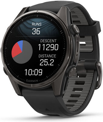 Fenix 8 AMOLED 43 mm Safírové Carbon Gray DLC Titanium Pánské Hodinky