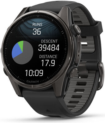 Fenix 8 AMOLED 43 mm Safírové Carbon Gray DLC Titanium Pánské Hodinky