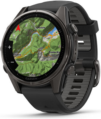 Fenix 8 AMOLED 43 mm Safírové Carbon Gray DLC Titanium Pánské Hodinky