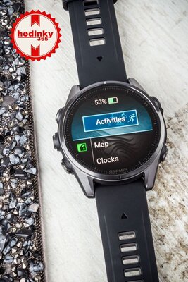 Fenix 8 AMOLED 43 mm Safírové Carbon Gray DLC Titanium Pánské Hodinky